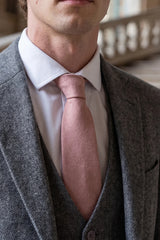 Rosa slips med mockafinish för män