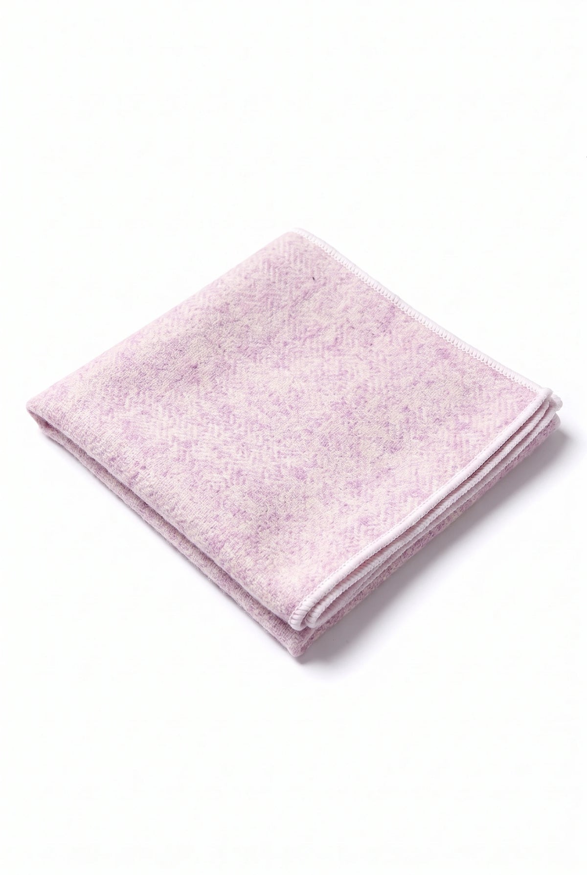 Rosa näsduk i tweed-ullblandning för män