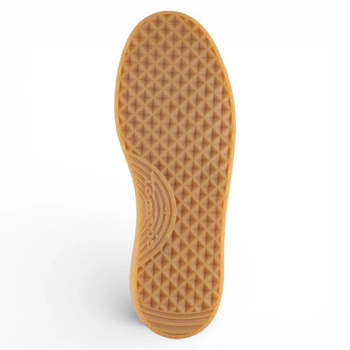 Vita lädersneakers med svart rand för män