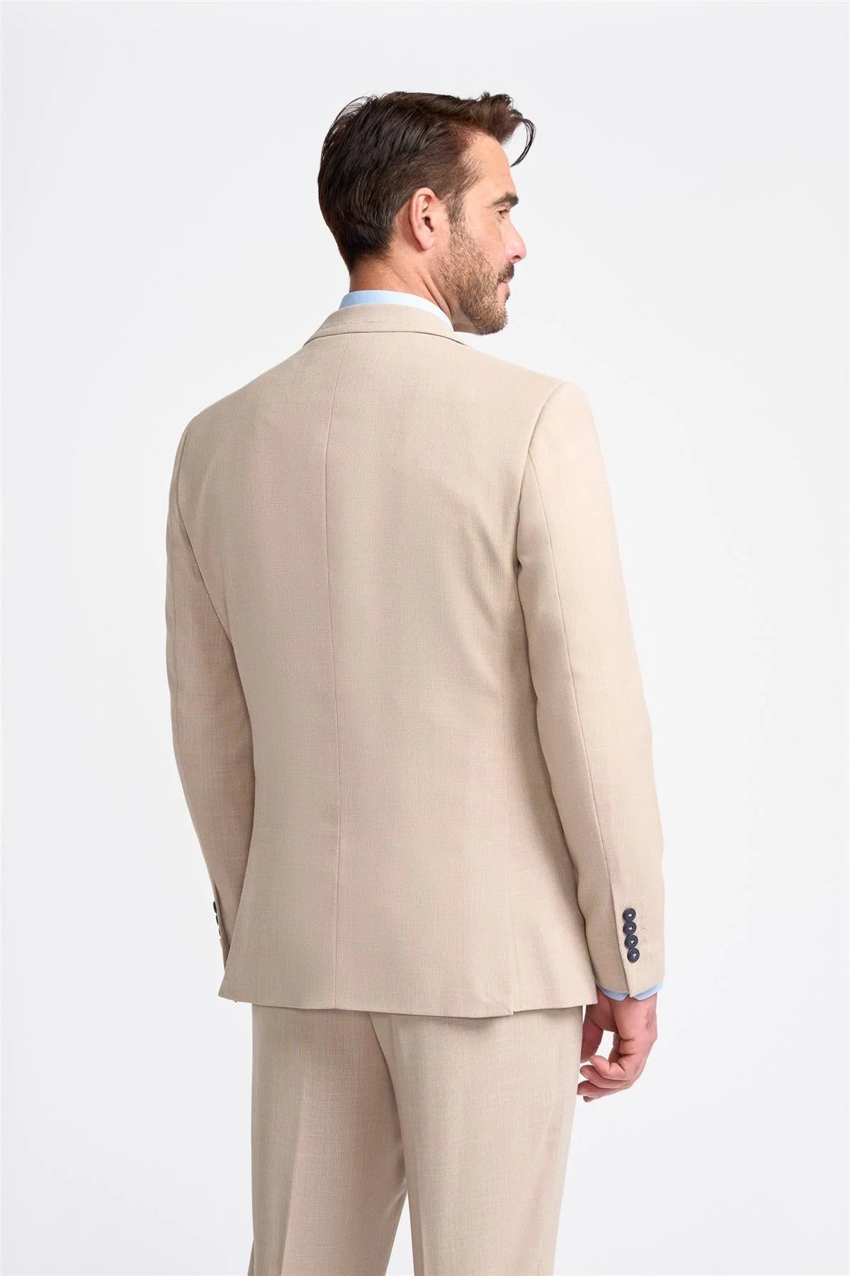 Miami - Beige bröllopskavaj för herrar