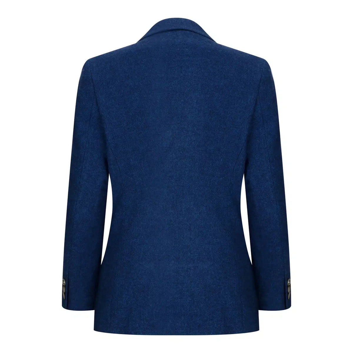 Pojkar 3-delad kostym i ull blå tweed vintage 1920-tals klassisk väst med fyra fickor