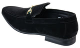 Patron 239 Mocka Herrskor Mocka Spänne Slip On Loafers Smart Casual Marinblå Brun Svart PU
