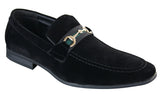 Patron 239 Mocka Herrskor Mocka Spänne Slip On Loafers Smart Casual Marinblå Brun Svart PU