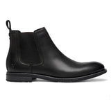 Sergio - Svarta slip-on-chelseaboots i läder för män