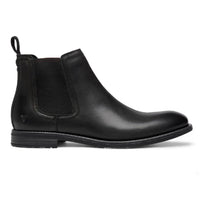 Sergio - Svarta slip-on-chelseaboots i läder för män