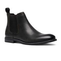 Sergio - Svarta slip-on-chelseaboots i läder för män