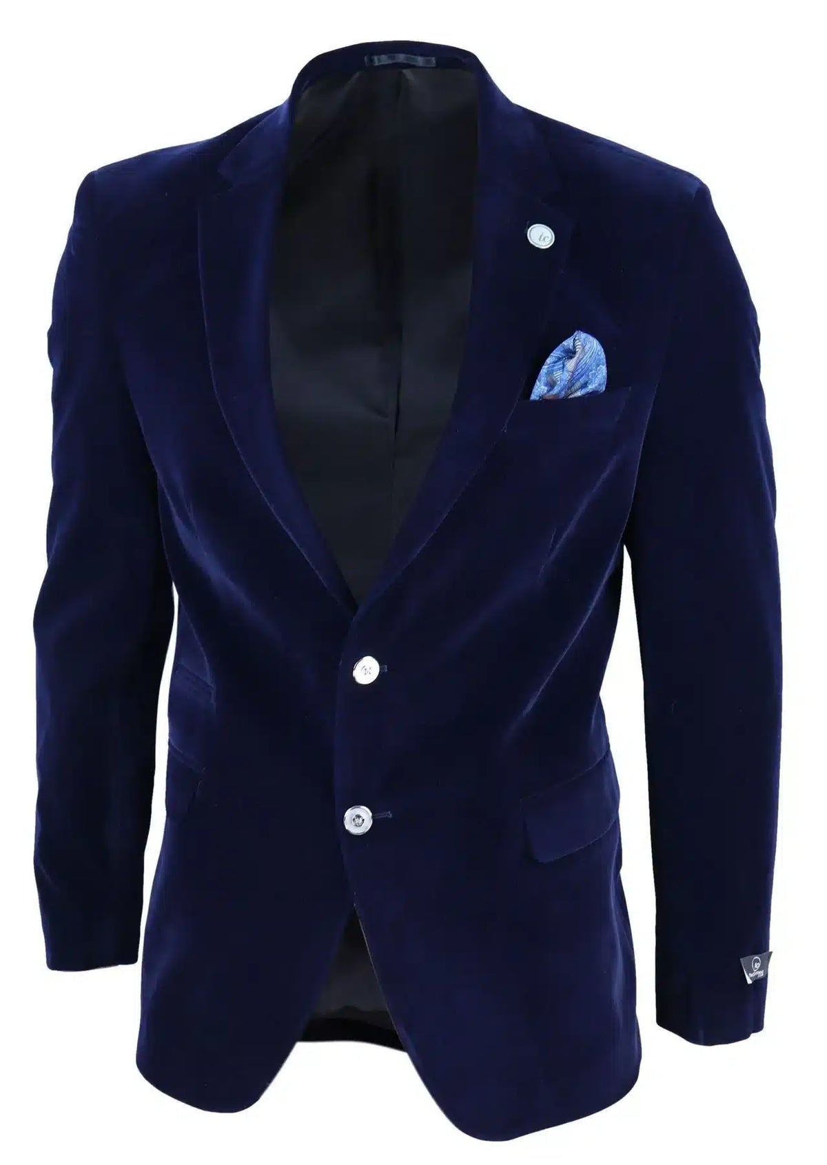 Herr sammetskavaj kostymkavaj med 2 knappar, elegant casual, formell, skräddarsydd passform