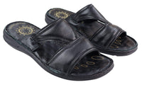Herrsandaler i nappaläder