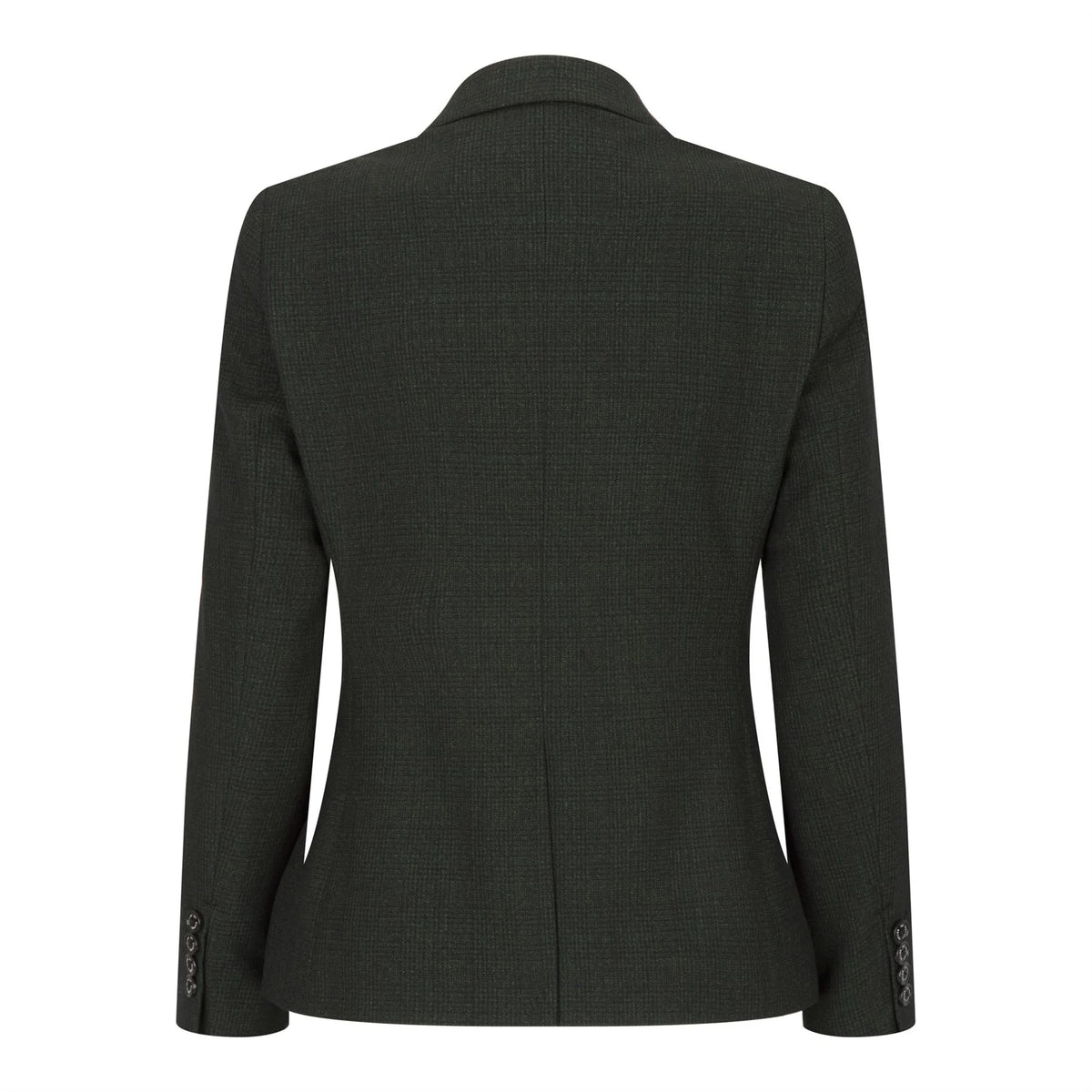 Damtweed Grönrutig Kavaj Ull Klassisk Jaktjacka Vintage 1920-tals Retro